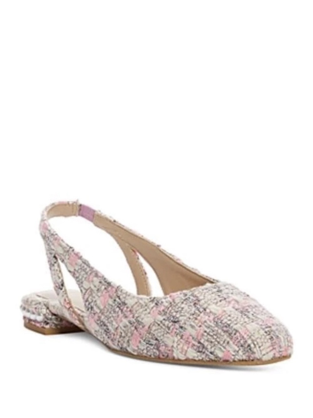 Stuart Weitzman Women's Imitation
Pearl Embellished Slingback Flats
Size 8.5